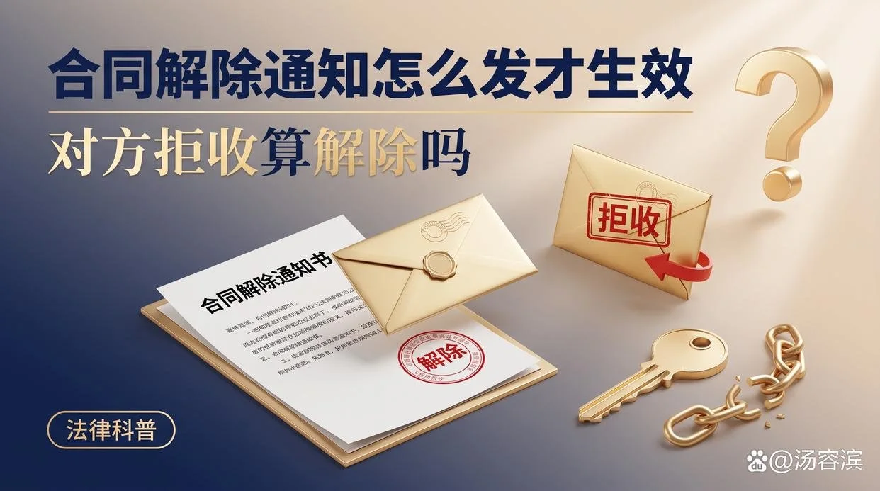 合同解除通知怎么发才生效？对方拒收算解除吗？