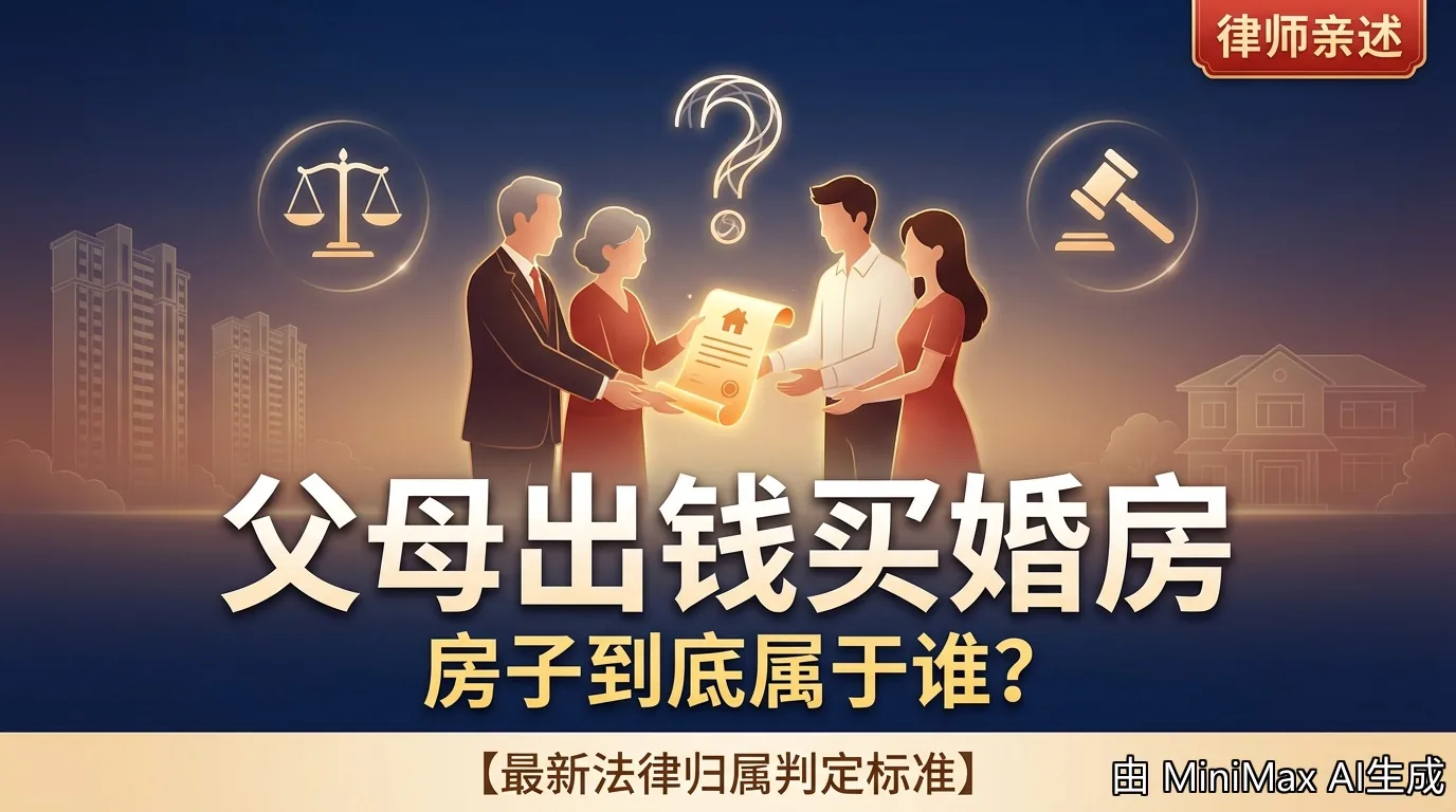父母出钱买婚房，房子到底属于谁？【最新法律归属判定标准】