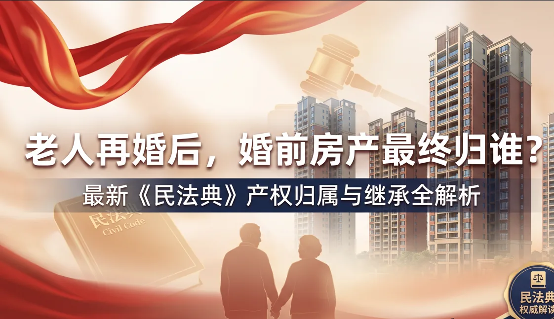 老人再婚后，婚前房产最终归谁？——《民法典》视角下的产权归属与继承全解析