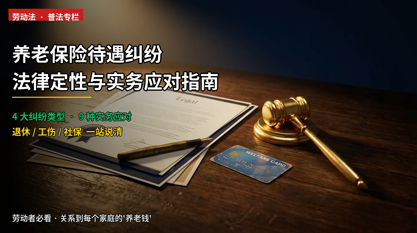 养老保险待遇纠纷的法律定性与实务应对指南
