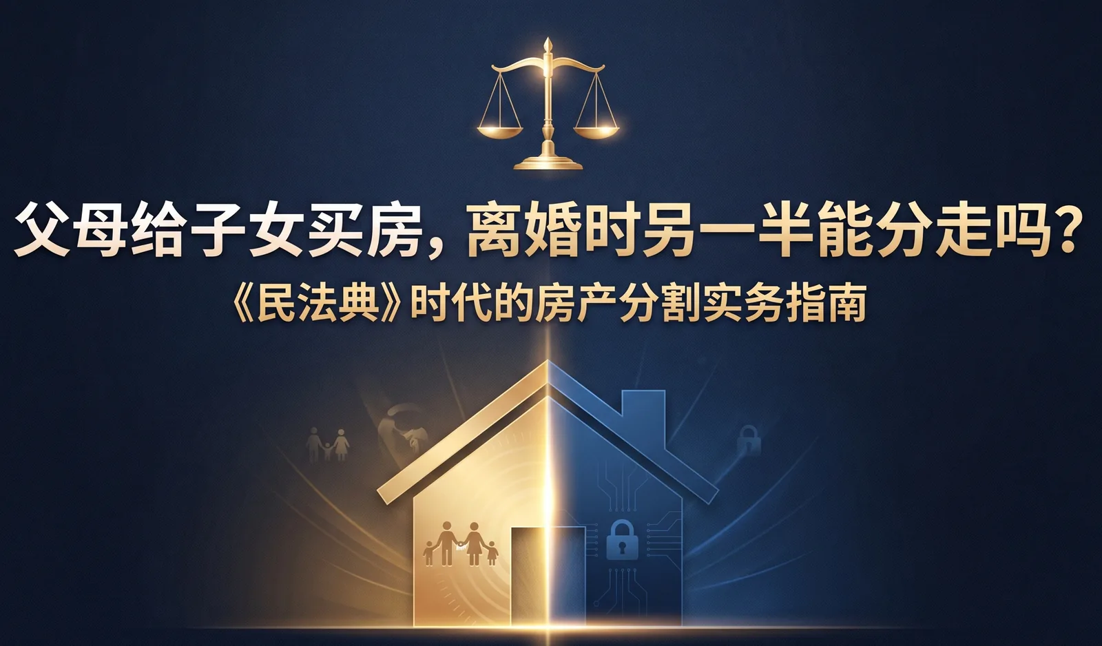 父母给子女买房，离婚时另一半能分走吗？——《民法典》时代的房产分割实务指南